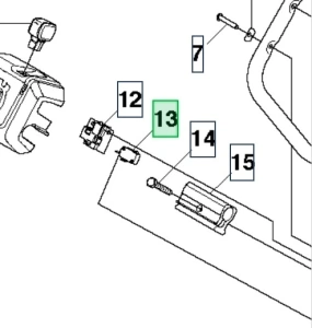 Mikroprzełącznik kosiarki LC 53E e Husqvarna