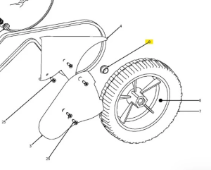 Tuleja kosiarki WB 53S e Husqvarna