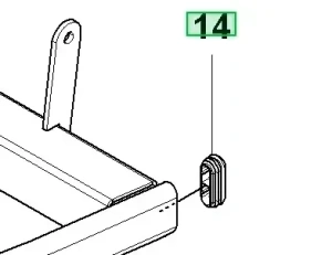 Korek ridera R418Ts Husqvarna