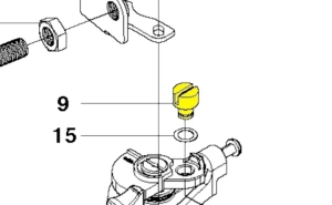 Sworzeń wykaszarki 236 RS Husqvarna