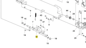 Zespół wału ridera RC318T Husqvarna