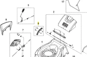 Płyta zestaw kosiarki LC 251iS  Husqvarna