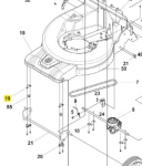 Podpórka kosiarki LC 551VQ Husqvarna