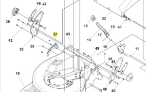 Regulator wysokości kosiarki LC 551VQ Husqvarna