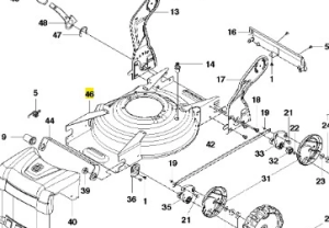 Podwozie kosiarki LC 348VI Husqvarna