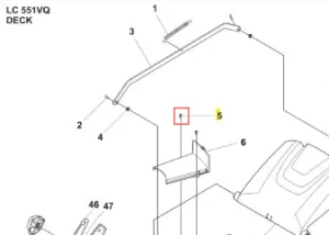 Śruba kosiarki LC 551VQ Husqvarna