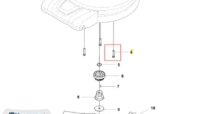 Śruba kosiarki LC 551VQ Husqvarna