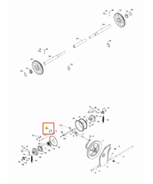 Zacisk do odśnieżarki ST 330 Husqvarna, metalowy element, w kolorze srebrnym, prezentowany z przodu. Widoczne są szczegóły mocowania i otwory montażowe, umożliwiające łatwe dopasowanie do urządzenia. Wykorzystany w układzie odśnieżania.