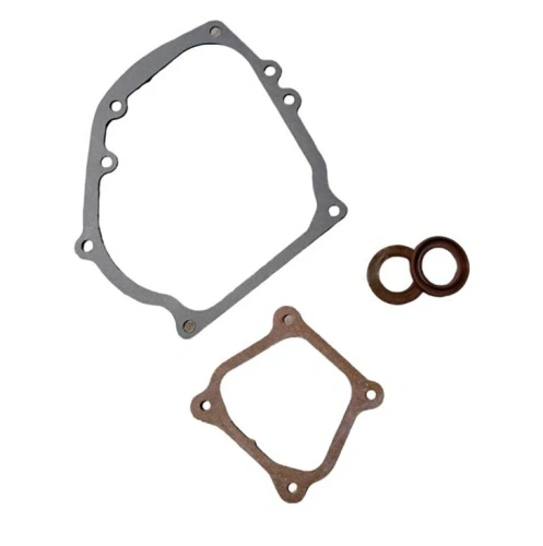 Uszczelka do odśnieżarki ST 327P Husqvarna, szara, teksturowana. Zdjęcie ukazuje prostokątną uszczelkę główną i dwie mniejsze na białym tle, widok frontalny.