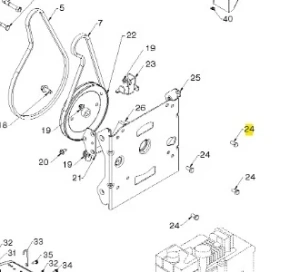 Śruba odśnieżarki ST 230P Husqvarna