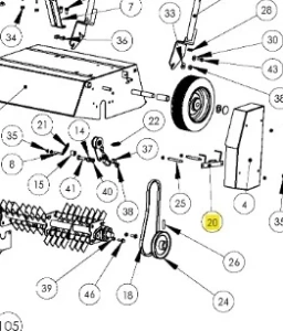 Tarcza sprzęgła wertykulatora S 500 PRO Husqvarna