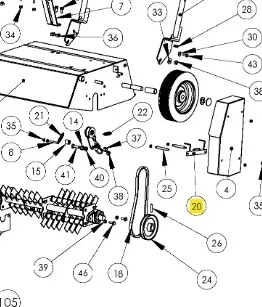 Tarcza sprzęgła wertykulatora S 500 PRO Husqvarna, metalowa o szarej powierzchni, z widocznymi otworami montażowymi. Kąt ujęcia z boku, pokazujący profil i detale konstrukcyjne. Produkt leży na białym tle, co ułatwia jego identyfikację.