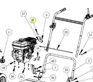 Korek wertykulatora S 500 PRO Husqvarna