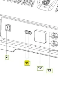 Wyłącznik automatyczny generatora G2500P Husqvarna