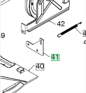 Wspornik odśnieżarki ST 276EP Husqvarna