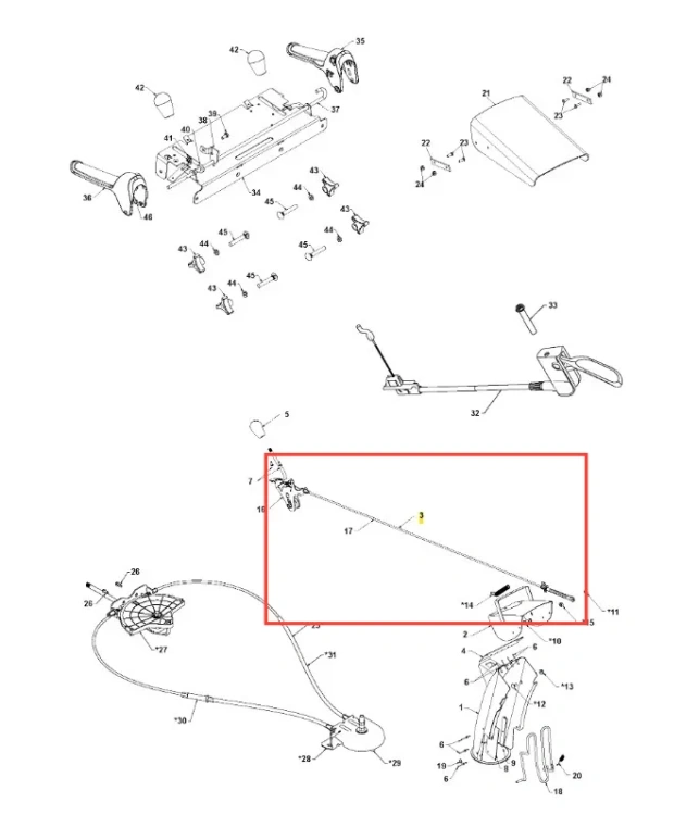 Regulator odśnieżarki ST 327P Husqvarna, czarny, cylindryczny z uchwytem i złączem elektrycznym. Na obudowie napisy z modelem i logo Husqvarna.