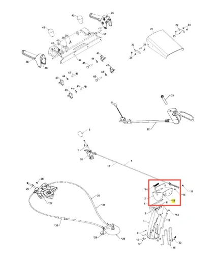 Śruba odśnieżarki ST 327P Husqvarna w zbliżeniu, ukazana z boku. Metalowy element o cylindrycznym kształcie, z gwintem dobrze widocznym, bez dodatkowych napisów. Powierzchnia matowa, służy do mocowania komponentów odśnieżarki.