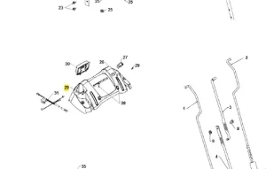 Śruba odśnieżarki ST 327P Husqvarna