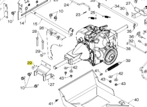 Śruba odśnieżarki ST 327P Husqvarna