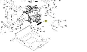 Sprężyna odśnieżarki ST 327P Husqvarna