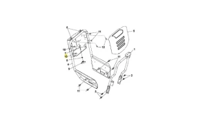 Zderzak odśnieżarki ST 430 Husqvarna
