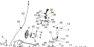 Drążek odśnieżarki ST 427T Husqvarna