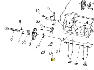 Śruba odśnieżarki ST 427T Husqvarna