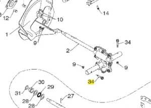 Śruba odśnieżarki ST 276EP Husqvarna