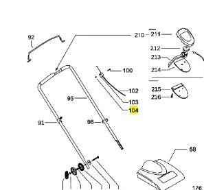 Nakrętka kosiarki LC 351V Husqvarna