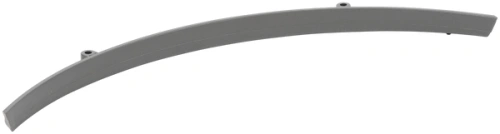 Wspornik naścienny kosiarki LB 448i Husqvarna, szary, o łukowatym kształcie. Ujęcie z boku, pokazujące gładką powierzchnię i mocowania do ściany. Produkt na jednolitym tle, bez dodatkowych elementów. Brak widocznych napisów lub logo.