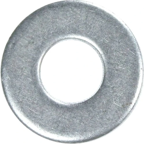 Podkładka kultywatora TR 530 Husqvarna, metalowa, okrągła, srebrna, z centralnym otworem. Widok z przodu, wykazuje gładką, błyszczącą fakturę, idealna do zastosowań w ogrodnictwie.