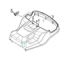Osłona kosiarki LB 448i Husqvarna