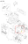 Oś kosiarki LC 151S Husqvarna, metalowa, o kształcie cylindrycznym, wyposażona w gwint do mocowania. Widoczna w pozycji poziomej, z detalami mocowania. Tło białe, co podkreśla właściwości produktu.