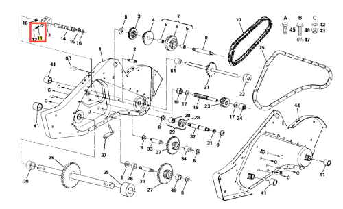 Sprężyna kultywatora TR 530 Husqvarna, prostokątny metalowy element z mocowaniami, gładka, błyszcząca powierzchnia, widok z góry na neutralnym tle, do maszyn ogrodniczych.