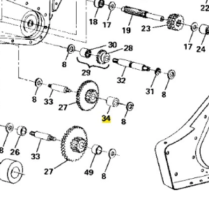 Tulejka dystansowa kultywatora TR 530 Husqvarna