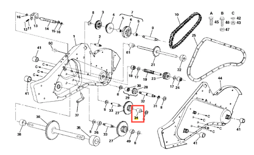 Metaliczna tulejka dystansowa do kultywatora TR 530 Husqvarna, cylindryczna z wycięciami montażowymi. Widok z boku na jednolitym tle, z widocznym logo Husqvarna i detalami mocowania.