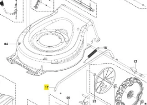 Drążek kosiarki LC 151S Husqvarna