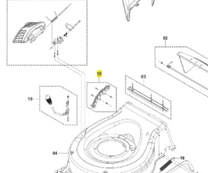 Płyta zestaw kosiarki LC 151S Husqvarna
