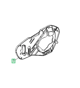 Osłona kultywatora TF 335 Husqvarna