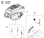 Silnik kosiarki LB 256SP Husqvarna