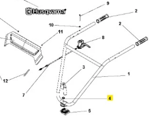 Tulejka dystansowa kultywatora TR 348 Husqvarna