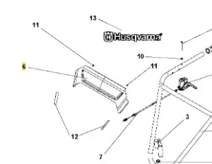 Panel kultywatora TR 348 Husqvarna