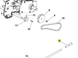 Uchwyt kultywatora TR 348 Husqvarna