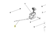 Linka przepustnicy kultywatora TR 348 Husqvarna