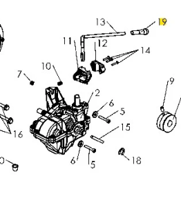 Pokrywa kultywatora TF 335 Husqvarna