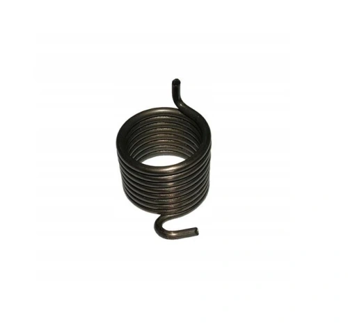 Czarna, cylindryczna sprężyna kosiarki Husqvarna LC 356 AWD z widocznymi spiralami i mocowaniem, na jasnej powierzchni, do urządzeń ogrodniczych.