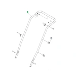 Uchwyt kosiarki LB 248S Husqvarna