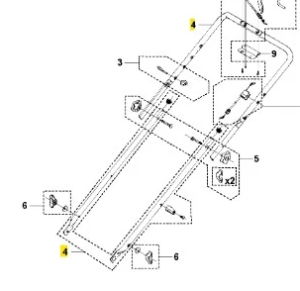Uchwyt zestaw kosiarki LC 353AWD Husqvarna