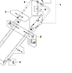 Pokrętło złożenie kosiarki LC 353AWD Husqvarna