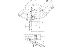 Zestaw montażowy silnika kosiarki LC 353AWD Husqvarna